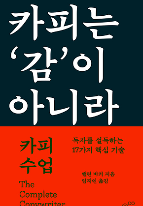카피 수업 : 독자를 설득하는 17가지 핵심 기술 표지