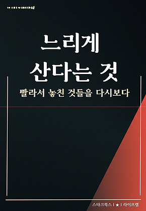 느리게 산다는 것 표지