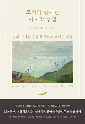 모리와 함께한 마지막 수업 : 삶의 마지막 순간에 비로소 보이는 것들 표지