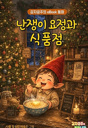 난쟁이 요정과 식품점 - 감자공주의 eBook 동화 : 신비로운 다락방과 따뜻한 수프, 난쟁이 요정에게 고민이 생겼어요! 표지