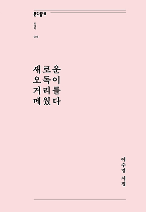 새로운 오독이 거리를 메웠다 (문학동네포에지 003) 표지