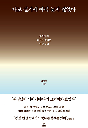 나로 살기에 아직 늦지 않았다 : 융과 함께 다시 시작하는 인생 수업 표지