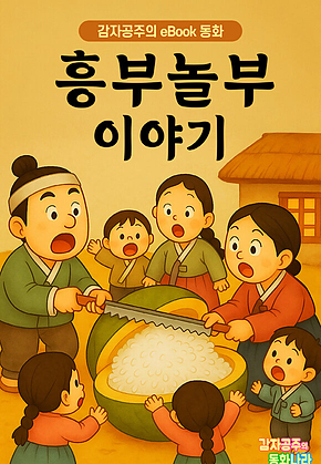 흥부놀부 이야기 - 감자공주의 eBook 동화 : 최고인기 전래동화로 지혜와 문해력을 키워주세요 표지