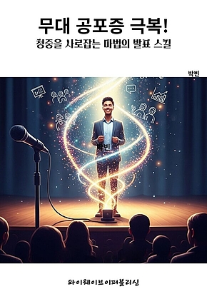 무대 공포증 극복! 청중을 사로잡는 마법의 발표 스킬 표지