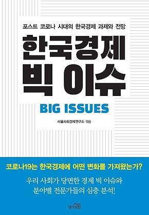 한국경제 빅 이슈 : 포스트 코로나 시대의 한국경제 과제와 전망 표지