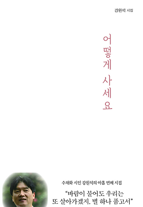 어떻게 사세요 : 수채화 시인 강원석의 아홉 번째 시집 표지