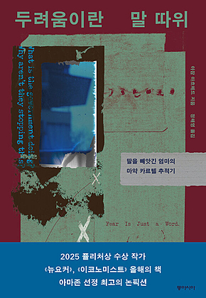 두려움이란 말 따위 : 딸을 빼앗긴 엄마의 마약 카르텔 추적기 표지