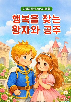 행복을 찾는 왕자와 공주 - 감자공주의 eBook 동화 : 행복을 찾아가는 안데르센 명작동화 표지