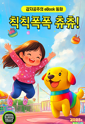 칙칙폭폭 츄츄! - 감자공주의 eBook 동화 : 애착인형 뽐뽐이와 떠나는 환상적인 기차여행 이야기 표지