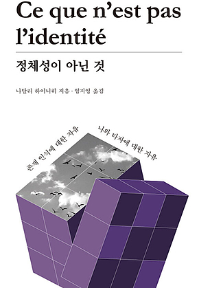 정체성이 아닌 것 : Ce que nest pas lidentite 표지