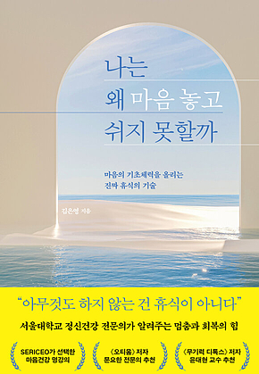 나는 왜 마음 놓고 쉬지 못할까 : 마음의 기초체력을 올리는 진짜 휴식의 기술 표지