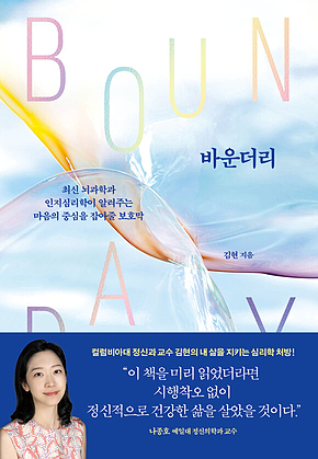 바운더리 : 최신 뇌과학과 인지심리학이 알려주는 마음의 중심을 잡아줄 보호막 표지
