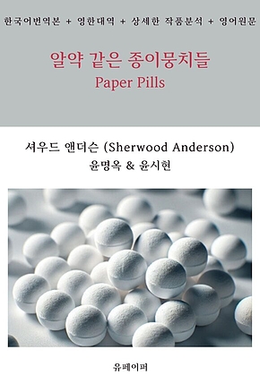 알약 같은 종이뭉치들 표지