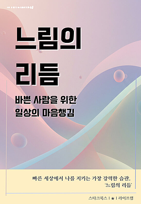 느림의 리듬 표지