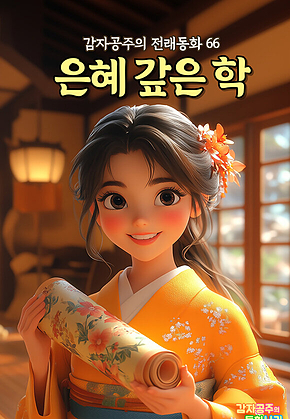 은혜 갚은 학 - 감자공주의 eBook 동화 : 반전꿀잼 일본의 전래동화를 eBook동화로 만나보세요. 표지
