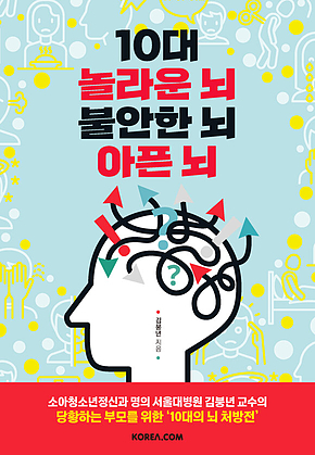 10대 놀라운 뇌 불안한 뇌 아픈 뇌 표지