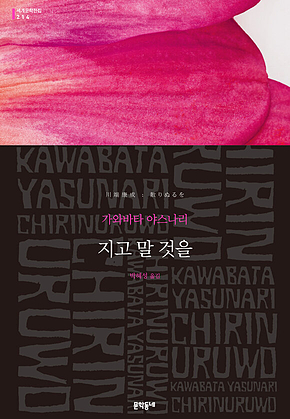 지고 말 것을 (세계문학전집 214) 표지
