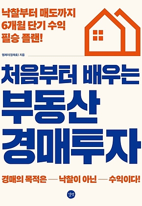 처음부터 배우는 부동산 경매투자 : 낙찰부터 매도까지 6개월 단기 수익 필승 플랜! 표지