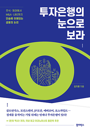 투자은행의 눈으로 보라 표지