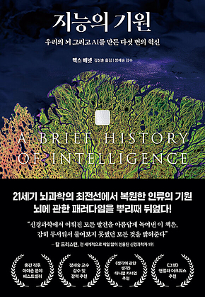 지능의 기원 : 우리의 뇌 그리고 AI를 만든 다섯 번의 혁신 표지