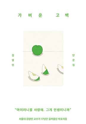 가벼운 고백 : 김영민 단문집 표지